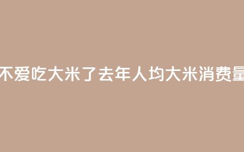 韩国人不爱吃大米了?去年人均大米消费量创新低 第1张 韩国人不爱吃大米了?去年人均大米消费量创新低 第1张