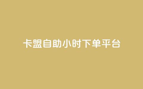 卡盟自助24小时下单平台 - 24小时自助下单平台优势分析! 第1张 卡盟自助24小时下单平台 - 24小时自助下单平台优势分析! 第1张
