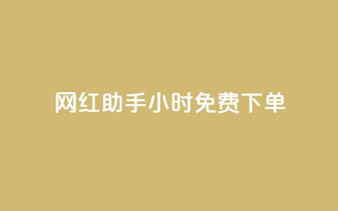 网红助手24小时免费下单,快手流量推广网站低价 - 抖音业务低价业务平台 全网辅助最低货源网  第1张