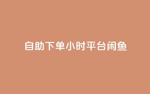 自助下单24小时平台闲鱼,pubg卡盟24小时自动发卡平台 - 拼多多低价助力 拼多多商家登录入口网页版  第1张