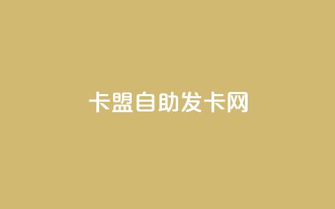 卡盟自助发卡网 - 自助发卡网——卡盟平台优势详解! 第1张 卡盟自助发卡网 - 自助发卡网——卡盟平台优势详解! 第1张