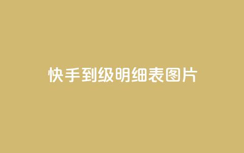 快手1到120级明细表图片 - 免费业务下单在线下单24小时24小时 第1张 快手1到120级明细表图片 - 免费业务下单在线下单24小时24小时 第1张