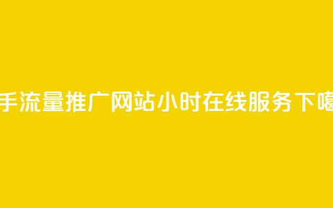 快手流量推广网站24小时在线服务  第1张