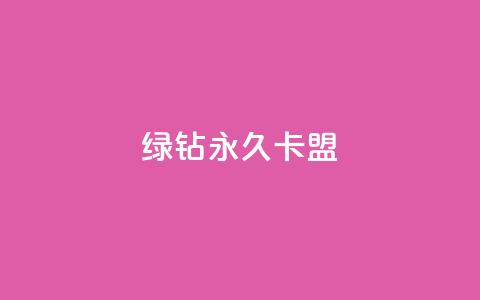 qq绿钻永久卡盟,抖音涨粉小助手app - ks业务自助下单软件最低价 qq主页名片点赞1元十万  第1张