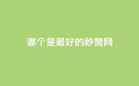 哪个是最好的秒赞网? 第1张 哪个是最好的秒赞网? 第1张