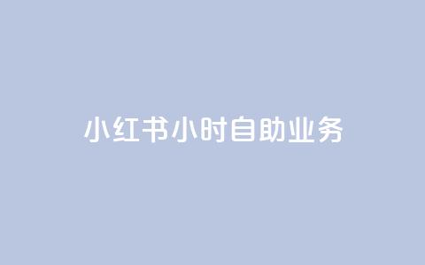 小红书24小时自助业务 - 小红书24小时自主服务全攻略!  第1张