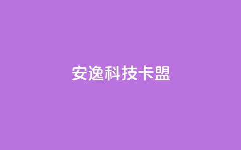 安逸科技卡盟 - 下单24小时平台ks  第1张