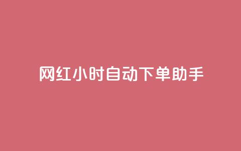 网红24小时自动下单助手 - 网红全天候自动下单助手助你轻松购物。  第1张