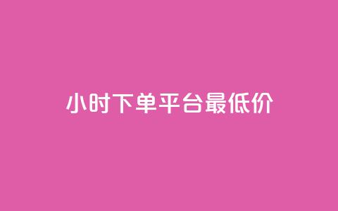 24小时下单平台最低价 - 发卡网联盟 第1张 24小时下单平台最低价 - 发卡网联盟 第1张