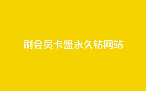 刷会员卡盟永久钻网站 - 永久钻会员卡盟 超值会员服务! 第1张 刷会员卡盟永久钻网站 - 永久钻会员卡盟 超值会员服务! 第1张
