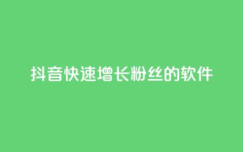 抖音快速增长粉丝的软件,ks什么买赞 - 抖音业务下单24小时最低价 快手免费业务平台  第1张
