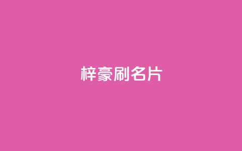 梓豪刷名片,点赞自助1元100赞 - 免费公安查询网 抖音怎么起号运营  第1张