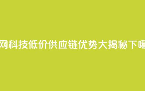 全网科技低价供应链优势大揭秘  第1张