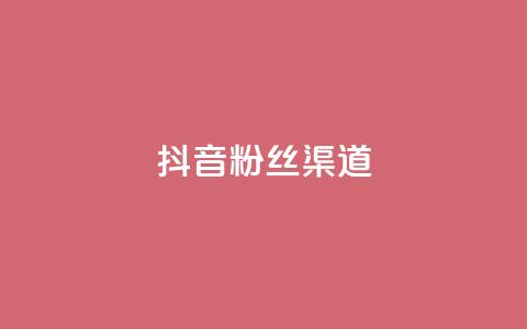 抖音粉丝渠道 - 抖音粉丝增长秘籍 渠道攻略大揭秘~ 第1张 抖音粉丝渠道 - 抖音粉丝增长秘籍 渠道攻略大揭秘~ 第1张