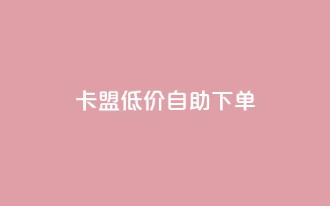 QQ卡盟低价自助下单 - QQ卡盟自助下单价优惠，快速安全购买。  第1张