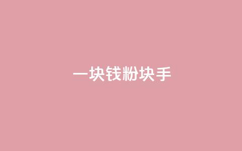 一块钱1000粉块手 - 一元获取千粉丝的秘密策略揭秘。  第1张
