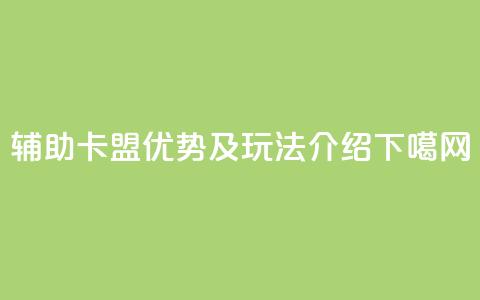 CF辅助卡盟优势及玩法介绍 第1张 CF辅助卡盟优势及玩法介绍 第1张