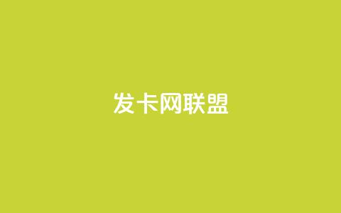 发卡网联盟 - 发卡网联盟改写:卡密平台合作联盟! 第1张 发卡网联盟 - 发卡网联盟改写:卡密平台合作联盟! 第1张