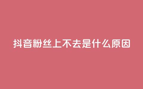 抖音粉丝上不去是什么原因,一元100个赞 - 巨量千川和抖加的区别 qq空间点赞秒赞下载 第1张 抖音粉丝上不去是什么原因,一元100个赞 - 巨量千川和抖加的区别 qq空间点赞秒赞下载 第1张