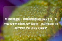 哔哩哔哩播放，哔哩哔哩播放量收益计算，在线视频平台的崛起与未来展望，B站的影响力和用户增长亿乐社区SUP货源站