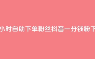 pubg卡网24小时自助下单 - 粉丝抖音一分钱1000粉