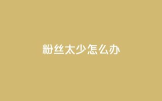 粉丝太少怎么办,快手免费热门助手 - 0.5自助下单 - 抖音1元刷1000粉