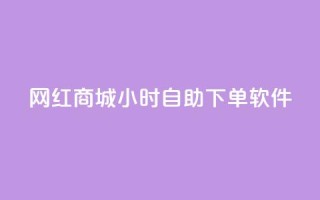 网红商城24小时自助下单软件 - 网红商城网红商城