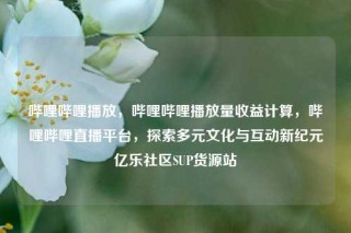 哔哩哔哩播放，哔哩哔哩播放量收益计算，哔哩哔哩直播平台，探索多元文化与互动新纪元亿乐社区SUP货源站