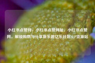 小红书点赞网，小红书点赞网址，小红书点赞网，解锁购物与分享新乐趣亿乐社区SUP货源站
