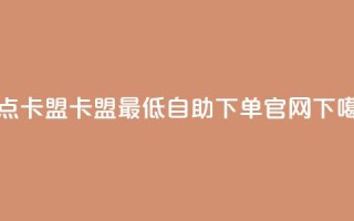 米点卡盟 - 卡盟最低自助下单官网