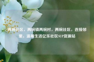 两碗社区，两碗镇两碗村，两碗社区，连接邻里，温暖生活亿乐社区SUP货源站