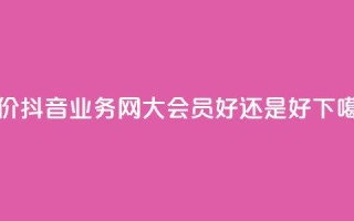 低价抖音业务网 - qq大会员好还是svip好