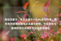电信流量卡，电信流量卡19元200g官方办理，如何有效管理家庭电信流量卡使用，节省费用与提高效率亿乐社区低价自营货源站