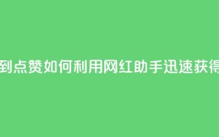 网红助手秒到点赞 - 如何利用网红助手迅速获得点赞？。