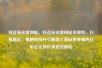 抖音涨流量网站，抖音涨流量网站有哪些，抖音崛起，揭秘如何在互联网上获取更多曝光亿乐社区低价自营货源站