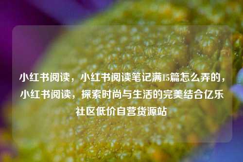 小红书阅读	，小红书阅读笔记满15篇怎么弄的，小红书阅读，探索时尚与生活的完美结合亿乐社区低价自营货源站  第1张